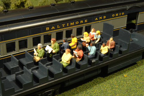 Bachmann ~ N Scale ~ Waist-Up Seated Passengers ~ 33265