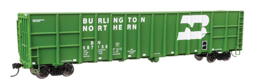 WalthersMainline ~ HO Scale ~ 61' Wood Chip Gondola ~ Burlington Northern #587136 ~ 910-6105