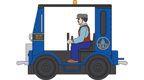 Bachmann ~ Large Scale ~ Speeder ~ Baltimore & Ohio ~ 96262