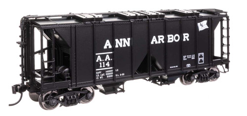 WalthersMainline ~ HO Scale ~ ACF 1958 Cu Ft Covered Hopper ~ Ann Arbor #114 ~ 910-49703