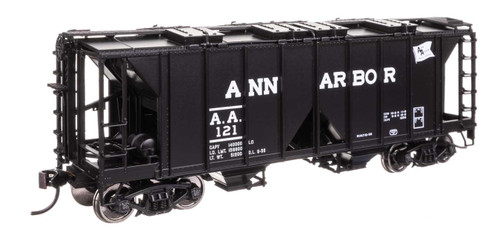 WalthersMainline ~ HO Scale ~ ACF 1958 Cu Ft Covered Hopper ~ Ann Arbor #121 ~ 910-49704