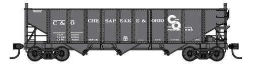 WalthersMainline ~ HO Scale ~ 70-Ton AAR 3-Bay Open Hopper ~ Chesapeake & Ohio #105134 ~ 56738