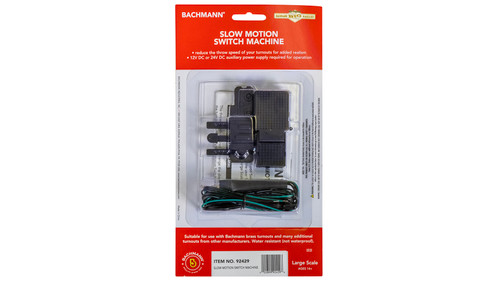 Bachmann ~ Large Scale ~ Slow Motion Switch Machine ~ 92429