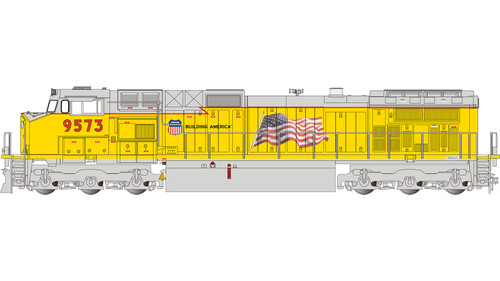 Bachmann ~ Large Scale ~ GE Dash 9 ~ Union Pacific #9573 ~ (modern-era yellow sill) ~ 90918