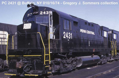 Bowser ~ HO Scale ~ ALCo C425 ~ Standard DC ~ Penn Central #2431 ~ 26114