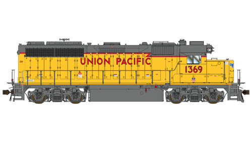 Class One Model Works ~ HO Scale ~ EMD GP40N 1A3 ~ Union Pacific #1369 ~ DC/DCC Ready ~ LM00450