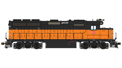 Class One Model Works ~ HO Scale ~ EMD GP40 1A3 ~ Milwaukee Road #2037 ~ DCC Sound + TruFans ~ LM00309