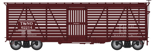 Intermountain ~ HO Scale ~ Harriman 40' Stock Car ~ Texas & New Orleans #62214 ~ 39015-13