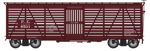 Intermountain ~ HO Scale ~ Harriman 40' Stock Car ~ Pacific Electric #8503 ~ 39018-02 Intermountain ~ HO Scale ~ Harriman 40' Stock Car ~ Pacific Electric #8503 ~ 39018-02