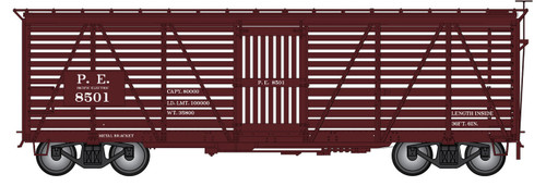 Intermountain ~ HO Scale ~ Harriman 40' Stock Car ~ Pacific Electric #8505 ~ 39018-03 Intermountain ~ HO Scale ~ Harriman 40' Stock Car ~ Pacific Electric #8505 ~ 39018-03