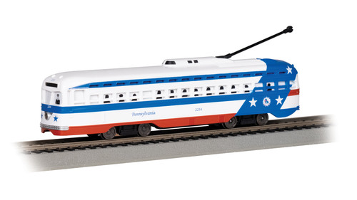 Bachmann ~ HO Scale ~ PCC Streetcar ~ SEPTA #2254 ~ 60512