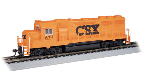 Bachmann ~ HO Scale ~ EMD GP40 ~ CSX #9704 ~ DCC Ready ~ 63540 Bachmann ~ HO Scale ~ EMD GP40 ~ CSX #9704 ~ DCC Ready ~ 63540