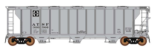 Intermountain ~ HO Scale ~ ACF 2927 Covered Hopper ~ Atchison, Topeka & Santa Fe #300552 ~ 449001-01