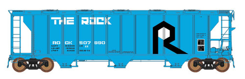 Intermountain ~ HO Scale ~ ACF 2927 Covered Hopper ~ Rock Island #507991 ~ 449010-02