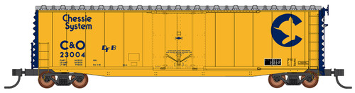 Intermountain ~ HO Scale ~ 50' PS-1 Single Door Boxcar ~ Chessie System #23004 ~ 45964-01