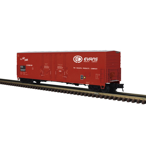 Atlas ~ O Scale ~ Master ~ 2 Rail ~ 53' Evans Double Plug Box Car ~ Illinois Central ~ 3002983 Atlas ~ O Scale ~ Master ~ 2 Rail ~ 53' Evans Double Plug Box Car ~ Illinois Central ~ 3002983
