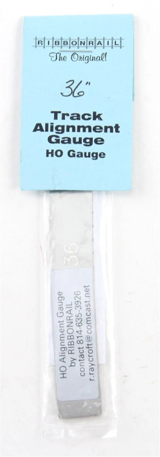 Ribbonrail ~ HO Scale ~ 5" Track Alignment Gauge ~ Curved ~ 36" Radius ~ 170-36 Ribbonrail ~ HO Scale ~ 5" Track Alignment Gauge ~ Curved ~ 36" Radius ~ 170-36