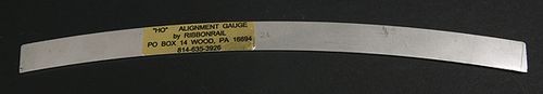 Ribbonrail ~ HO Scale ~ 10" Track Alignment Gauges ~ Curved ~ 26" Radius ~ 170-1026 Ribbonrail ~ HO Scale ~ 10" Track Alignment Gauges ~ Curved ~ 26" Radius ~ 170-1026