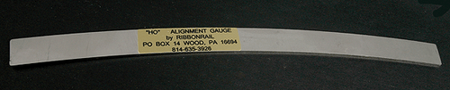 Ribbonrail ~ HO Scale ~ 10" Track Alignment Gauges ~ Curved ~ 32" Radius ~ 170-1032 Ribbonrail ~ HO Scale ~ 10" Track Alignment Gauges ~ Curved ~ 32" Radius ~ 170-1032