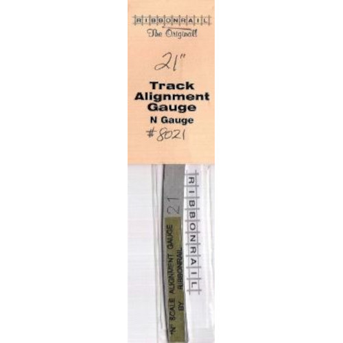 Ribbonrail ~ N Scale ~ 5" Track Alignment Gauges ~ Curved ~ 21" Radius ~ 170-8021