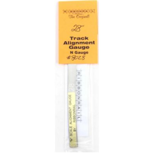 Ribbonrail ~ N Scale ~ 5" Track Alignment Gauges ~ Curved ~ 28" Radius ~ 170-8028