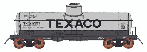 Intermountain ~ HO Scale ~ ACF Type 27 Riveted Tank Car ~ Texaco TCX #8579 ~ 46328-18