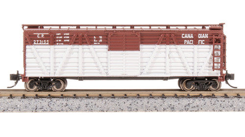 Broadway Limited ~ N Scale ~ 40' K7 Wood Stock Car ~ Mule Sounds ~ Canadian Pacific #273190 ~ 8460
