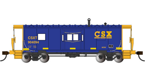 Bachmann ~ HO Scale ~ Bay-Window Caboose ~ CSX #904094 ~ 73212