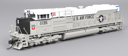 Broadway Limited ~ N Scale ~ EMD SD70ACe ~ US Air Force #135 ~ DCC Sound ~ 9984