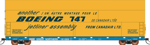 Intermountain ~ HO Scale ~ Sky Box Aerospace Flatcar ~ Great Northern #161191 ~ 4700003-04