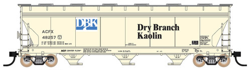Intermountain ~ HO Scale ~ ACF 4650 Cubic Foot 3-Bay Hopper ~ Dry Branch Kaolin ACFX #48274 ~ 470101-05 Intermountain ~ HO Scale ~ ACF 4650 Cubic Foot 3-Bay Hopper ~ Dry Branch Kaolin ACFX #48274 ~ 470101-05