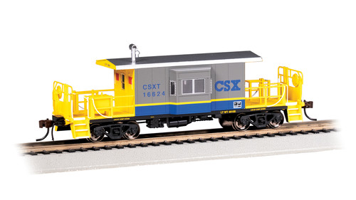 Bachmann ~ HO Scale ~ Bay Window Transfer Caboose ~ CSX #16624 ~ 76401