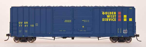 Intermountain ~ HO Scale ~ 50' 5283 Cubic Foot Boxcar ~ Golden West Service #774205 ~ 48305-18