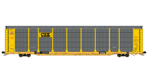 Class One Model Works ~ HO Scale ~ Thrall 20-2 Autorack ~ Type A ~ CSX #TTQX 907933 ~ FC00611