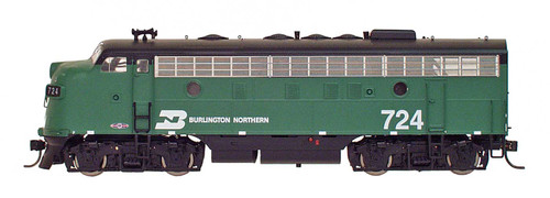 Intermountain ~ HO Scale ~ EMD F7A ~ Burlington Northern #720 ~ DCC Silent ~ 49077-05