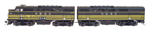 Intermountain ~ HO Scale ~ EMD FT A+B Set ~ Denver & Rio Grande Western #542 C/D ~ DCC Silent ~ 49205-07