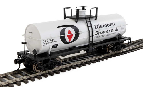 WalthersMainline ~ HO Scale ~ 36' Chemical Tank Car ~ Diamond Shamrock DAX #744 ~ 910-48006