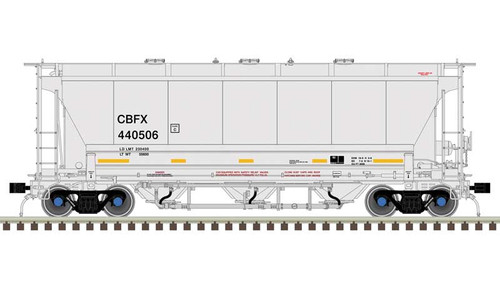 Atlas ~ N Scale ~ Master Plus ~ Trinity 3230 Pressure Differential PD Covered Hopper ~ CIT Group CBFX #440507 ~ 50006225