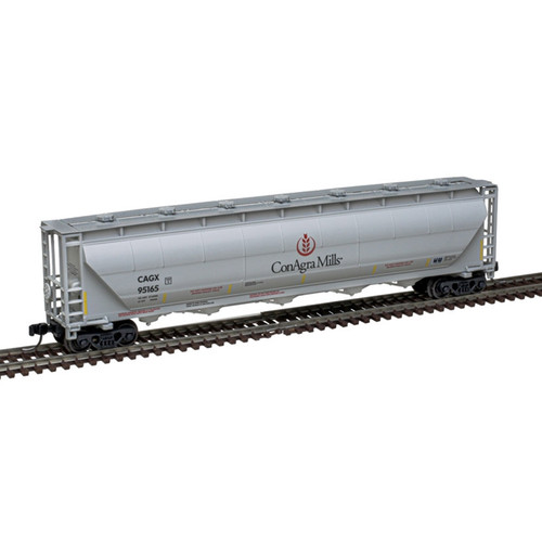 Atlas ~ N Scale ~ Trinity PD5000 Covered Hopper ~ ConAgra Mills CAGX #95121 ~ 50005671