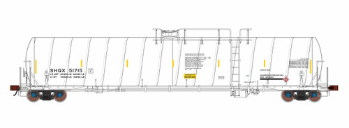 Roka ~ HO Scale ~ 33,700 Gal ARI Spiral Tank Car ~ SHQX ~ ROK51715