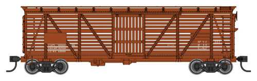 Walthers Mainline ~ HO Scale ~ 40' Wood Stock Car with Dreadnaught Ends ~ Data Only ~ 910-41501