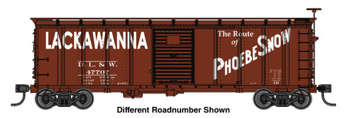 Walthers Mainline ~ HO Scale ~ 40' Steel Boxcar with Murphy Ends ~ Delaware, Lackawanna & Western #47968 ~ 910-41053