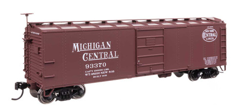 Walthers Mainline ~ HO Scale ~ 40' Steel Boxcar with Murphy Ends ~ New York Central/Michigan Central #93370 ~ 910-41057