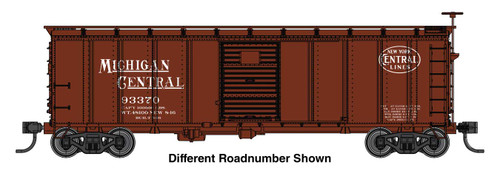 Walthers Mainline ~ HO Scale ~ 40' Steel Boxcar with Murphy Ends ~ New York Central/Michigan Central #93377 ~ 910-41059