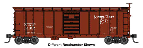 Walthers Mainline ~ HO Scale ~ 40' Steel Boxcar with Murphy Ends ~ Nickel Plate Road #4305 ~ 910-41061