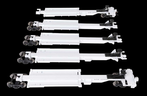 Walthers Mainline ~ HO Scale ~ 263' Five-Unit All-Purpose 48' Spine Car ~ Santa Fe #298943 ~ 910-5261