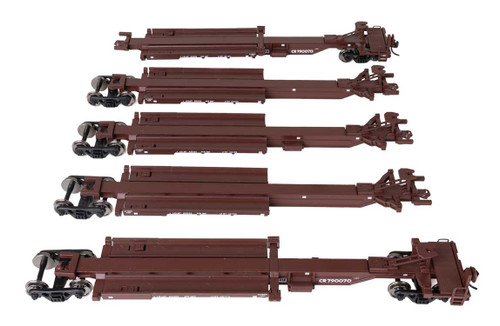 Walthers Mainline ~ HO Scale ~ 263' Five-Unit All-Purpose 48' Spine Car ~ Conrail #790070 ~ 910-5266