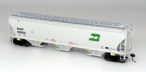 Intermountain ~ HO Scale ~ Trinity 5161 Covered Hopper ~ BNSF ~ Burlington Northern Legacy Scheme #486111 ~ 472146-03