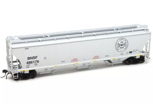 Intermountain ~ HO Scale ~ Trinity 5161 Covered Hopper ~ BNSF ~ Denver Road Legacy Scheme #487379 ~ 472147-02