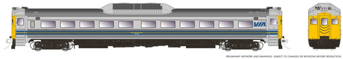 Rapido ~ HO Scale ~ Budd RDC-1 ~ VIA Rail Canada #6116 ~ DC/Silent ~ 16340